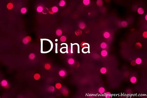 Diana Name Wallpapers Diana ~ Name Wallpaper Urdu Name Meaning Name ...