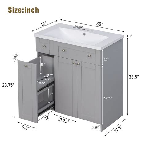 Width Of Vanity Base Cabinets