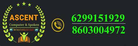 Ascent Computer Classes - A smart way of learning about computer