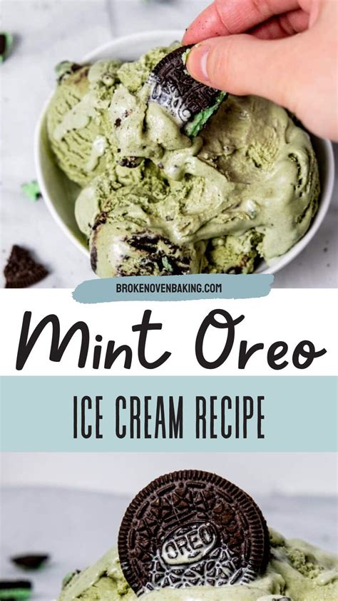 Mint oreo ice cream – Artofit