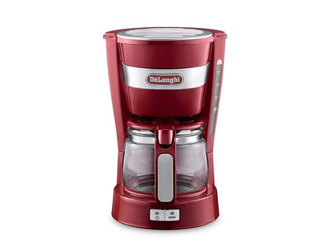 Buy De'Longhi Active Line ICM 14011.R Filtermaschine, rot/edelstahl ...