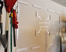 Image result for Pegboard On Drywall