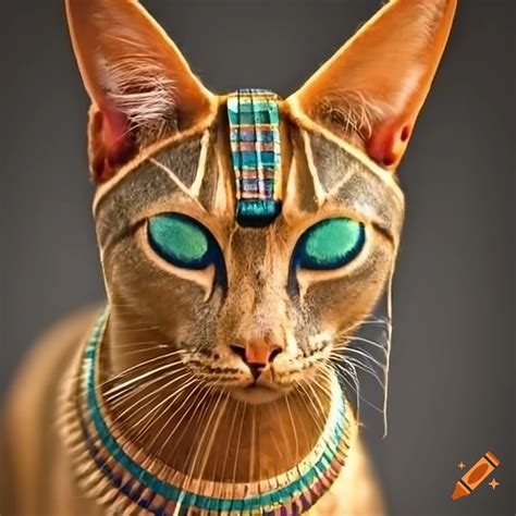 Ancient egyptian cat statue