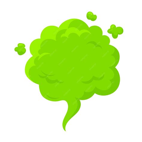 Premium Vector | Bad smell fart cloud green smelly toxic cloud in cartoon style comic smoke ... - what is the smell of fart