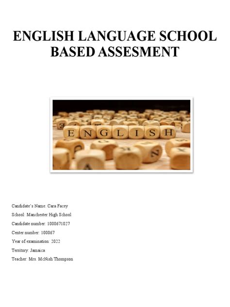 Image result for Reflection 2 English SBA Example