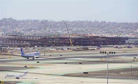 First phase of San Diego's airport's new Terminal 1 is 40% complete ...