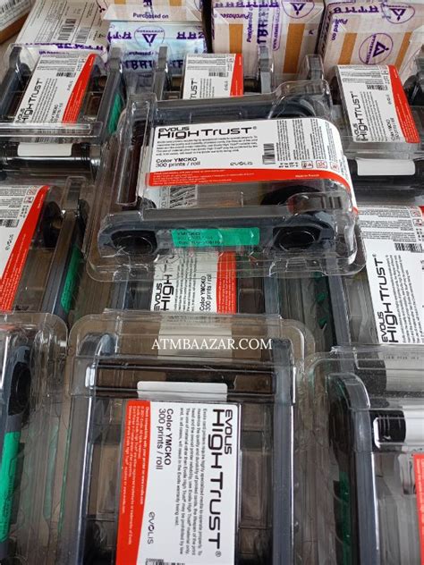 Evolis High Trust Color YMCKO Ribbon for Primacy 2 Card Printer (300 P ...