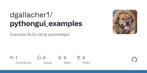 Py Simple GUI Examples 的图像结果