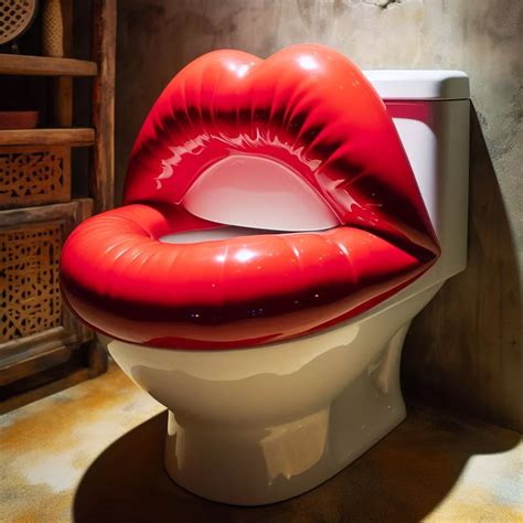 Unique and Unusual Sanitary Innovation: Introducing the Lip-Shaped Toilet