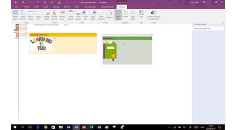 Tutorial OneNote 2017 的图像结果