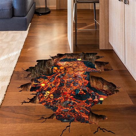 Amazon.com: GGBOY 3D Halloween Wall Decals Halloween Floor Decals ...