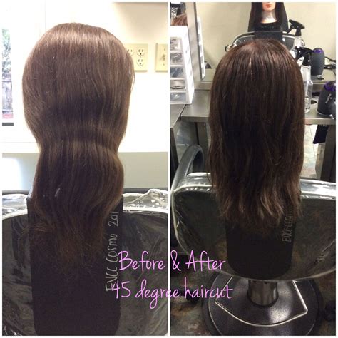 45 Degree Haircut Procedure