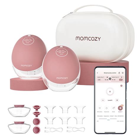 Amazon.com : Momcozy Breast Pump Hands Free Upgraded Mobile Flow | M9 ...