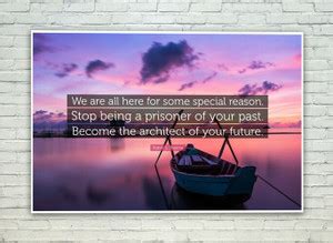 Become The Architect Of Your Future Motivational Quote Poster Paper ...