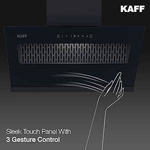 KAFF K-Series KES 90A Slant Filterless Auto Clean Kitchen Chimney, 90 ...