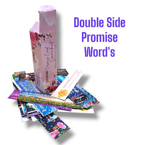 Promise Card's | Double Side Promise Word's | 100 Different Promise Ca ...