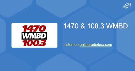 1470 & 100.3 WMBD Listen Live - Peoria, United States | Online Radio Box