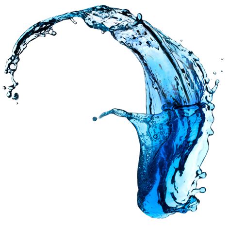蓝色动感的水-自然元素高清图库-名片之家