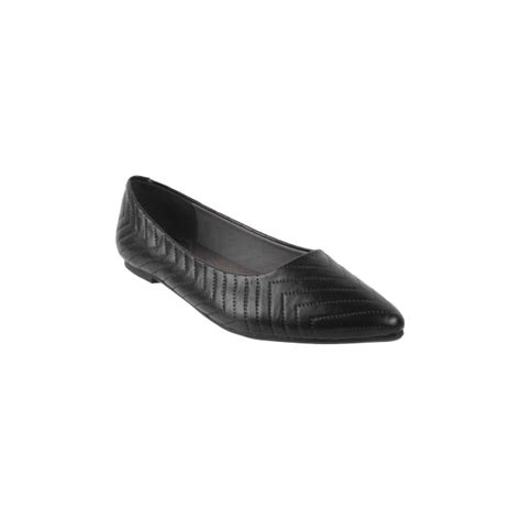 Buy Mochi Women Black Casual Ballerinas Online | SKU: 31-766-11-36 ...