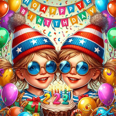 100+ Best Examples for Happy Birthday Twins Messages
