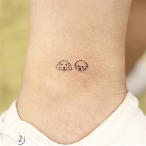 Outline Of Dog Tattoo