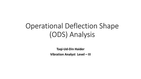 Operational Deflection Shape 的图像结果