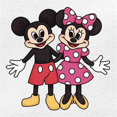 How To Draw Mickey And Minnie Easy Drawing Guides/mickey Mouse Head Cartoon