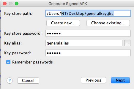 Image result for Generate Keystore Android