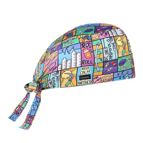 Anaesthesia Scrub Cap Satin | Custom Embroidery Available