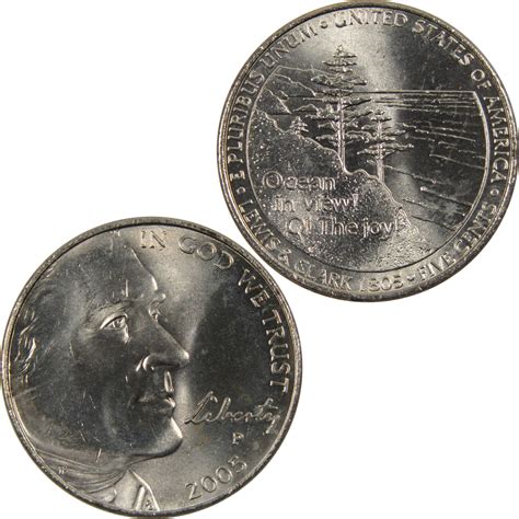 2005 P Ocean in View Jefferson Nickel BU Uncirculated 5c Coin