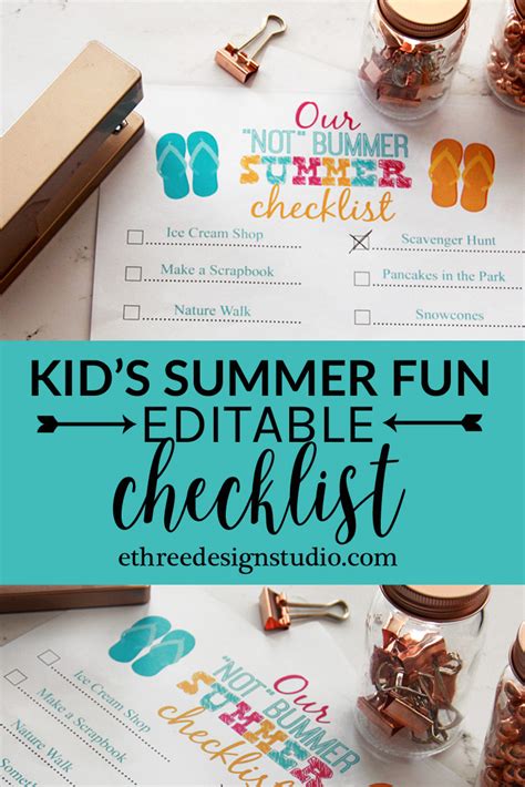 Summer Fun Checklist 的图像结果
