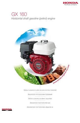 Portable Engine - Honda Gx160 QXE with electric self-key start petrol ...