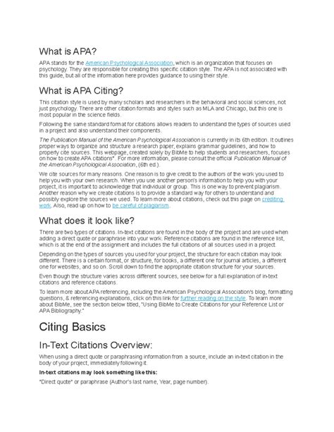 Image result for APA Format Citation Example