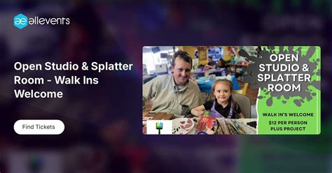 Open Studio & Splatter Room - Walk Ins Welcome, The Art Plug-In ...