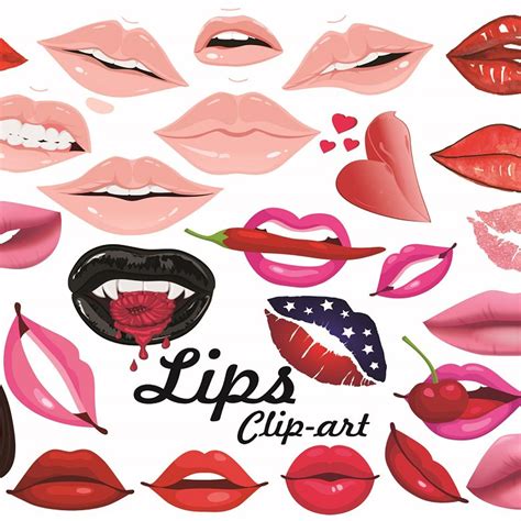 Lipstick Lips Clip Art