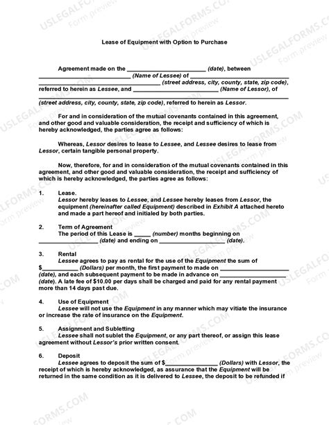 Lease Agreement Rent Printable With Utilities | US Legal Forms