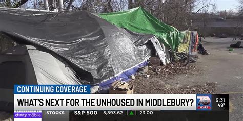 Homeless people camping in Middlebury say they have nowhere to go