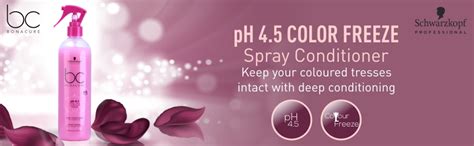Schwarzkopf Professional Bonacure Ph4.5 Color Freeze Spray Conditioner ...