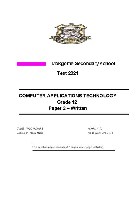 Computer Application Technology Grade 12 Theory 的图像结果