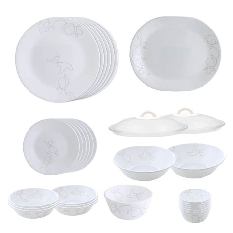 Corelle Livingware Round Morning Breeze 30 Pcs Dinner Set – New Variety ...