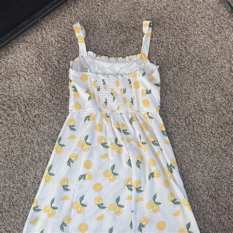 Lemon print sundress from TJ Maxx. She is so loved... - Depop