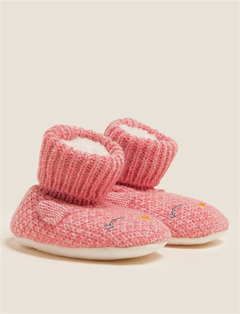 Buy Baby Owl Booties (0-2 Yrs) at Marks & Spencer