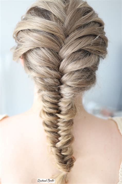 Fishtail plait | Plaits hairstyles, Fishtail plait, Bridesmaid hair