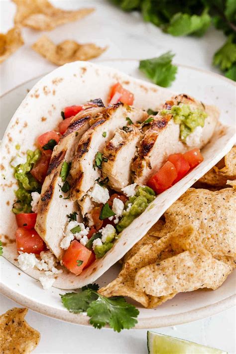 Cilantro Lime Chicken Tacos - Easy Chicken Meal to Take to a New Mom