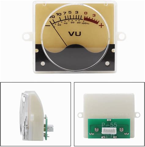 Buy BALAX Professional Power Amplifier Meter DB Level Header VU Meter ...