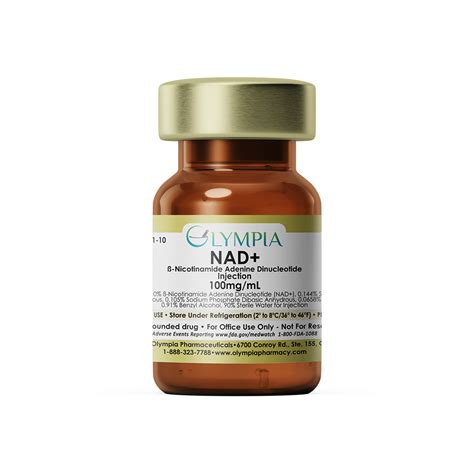 NAD Dosage Chart & NAD Dosage Per Day | Olympia Pharmaceuticals