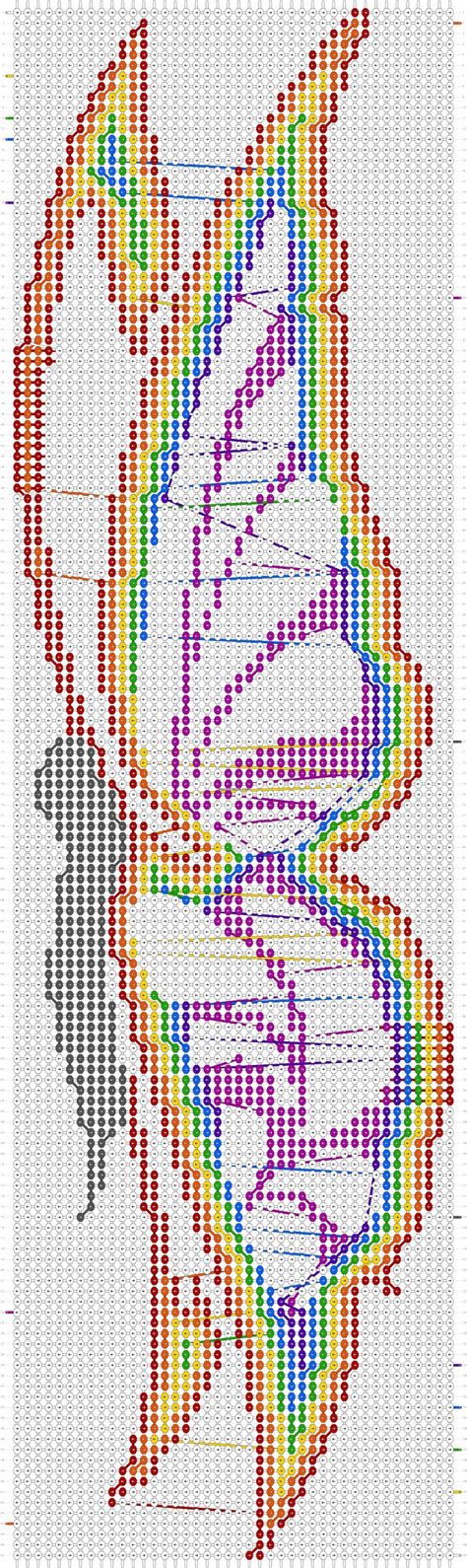 how to read braceletbook alpha patterns