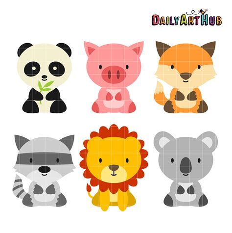 Cute Clip Art Animals - Free Clipart #2635272 | Clipart Library