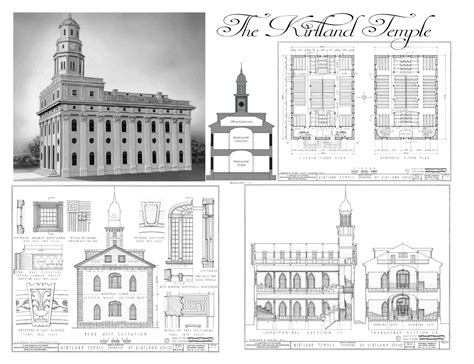 Kirtland Temple Architectural Drawings and Facts
