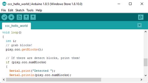 Pixy Camera Arduino 的图像结果